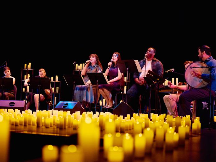 Candlelight Celtic Christmas on stage photo